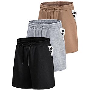 Little Beauty 3 Pack Mens Athletic Shorts 7 inch fast Dry Gym Workout Running Shorts with Pockets $15.49 after coupon