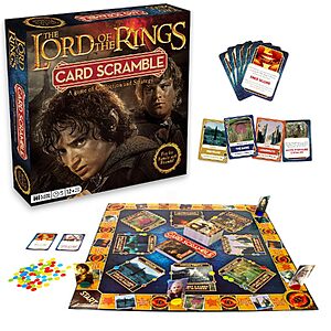 Aquarius Lord of the Rings Card Scramble Board Game $14.94 + Free Shipping w/ Prime or on $35+