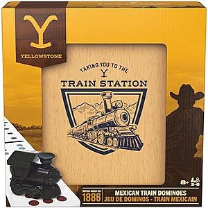 [AC] $15.84 | Spin Master Games Yellowstone Mexican Train Dominoes Classic Game at Amazon