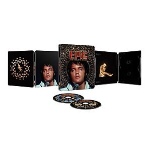 $30.41 | Epic: Elvis Presley in Concert: SteelBook, Deluxe (4K Ultra HD + Blu-ray) at Amazon