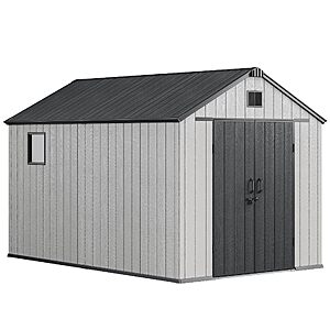 Dastiaque Outdoor Storage Shed,8x12FT Resin Storage Shed for Backyard Patio $1199.99