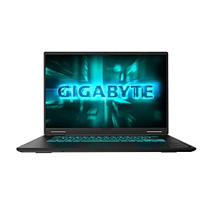 GIGABYTE Gaming A16 Pro 16" Laptop, Intel Core 7 240H, 16GB x 2 (32GB) RAM, 1TB SSD, GeForce RTX 5080, IPS 165Hz, Titanium Black, DYHG5USCC4SH $1799