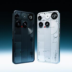 Nothing Phone (3) Cell Phone, 5G Unlocked Phones, Android 15, Snapdragon 8s Gen4, 256GB or 512GB, various colors $599