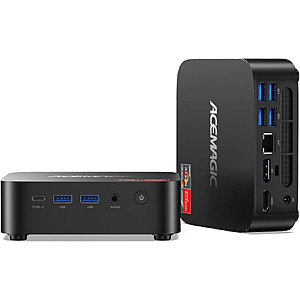 ACEMAGIC Gaming Mini PC Windows 11 Pro, Ryzen 7 7735HS, 24GB LPDDR5 1TB NVMe SSD $350