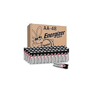 (48 Batteries) Energizer MAX AA Alkaline Batteries, $19.99, FS PRIME, Woot!