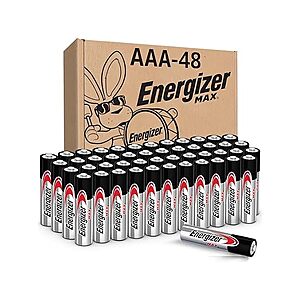 (48 Batteries) Energizer MAX AAA Batteries, $18.99, FS Prime, Woot!