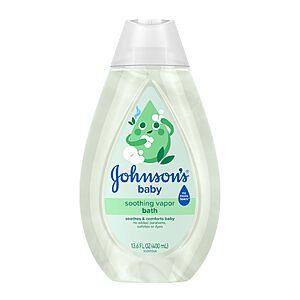 [S&S] Johnson's Baby Soothing Vapor Bath, Calming Aromas, 13.6 fl. oz $2.83