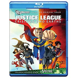 DCU Justice League: Crisis on Two Earths (Blu-ray) $7.99 + Free Shipping w/ Prime or on $35+