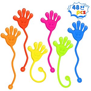 42-Pack Halloween Sticky Hands Kids Party Favor Set $4.39 + Free Shipping w/ Prime or on $35+