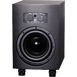 ADAM Audio Sub8 8" Powered Studio Subwoofer (Each) Black $699.99
