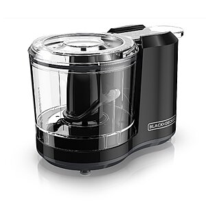 $14.44: BLACK+DECKER 1.5-Cup Electric Food Chopper, One Touch Pulse, 150W Motor