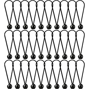 [Prime] 30-Pack 6" HORUSDY Heavy Duty Bungee Balls (Black) $9.99 + Free Shipping
