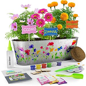 Amazon | Paint & Plant Flower Growing Kit for Kids - Fun Gardening Kits - Gift Ideas $19.98