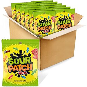 [SnS, AC] $6.24* | 12-pk 3.6-oz Sour Patch Kids Original Soft & Chewy Candy at Amazon