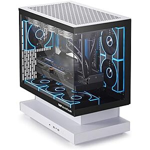 [AC] $75.59* | darkFlash FLOATRON F1 Micro-ATX Panoramic Floating PC Case (B&W Combo) at Amazon