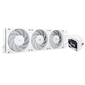 $87.21* | 360mm Thermalright Hyper Vision 360 UB ARGB White CPU Water Cooler w/ 3.95" LCD at Amazon