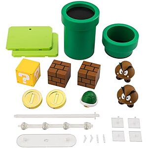 [AC] $32.30 | TAMASHII NATIONS - Super Mario - Super Mario Playset S.H.Figuarts Action Figure at Amazon