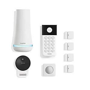 SimpliSafe 8-Piece Outdoor Home Security System (White) $99.99 + Free Store Pickup at Best Buy