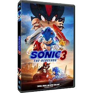 Sonic The Hedgehog 3 [DVD] $9.96 + Free S&H w/ Prime or $35+