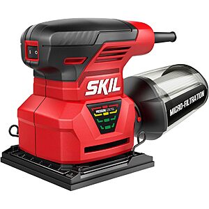 SKIL 2-Amp 1/4-Sheet Palm Sander w/ Pressure Control (7292-02) $29.69 + Free Shipping w/ Prime or on $35+