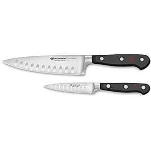 [Prime] $129* | 2-Pc Wüsthof Classic Hollow Edge Chef's Knife Set (6" & 3.5") at Amazon