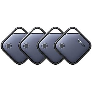 $19.96* | UGREEN Tags & Trackers: 4-Pk FineTrack Bluetooth Tracker Tags (iOS) at Amazon