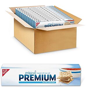 [AC] $6.29* | 12-Pack 4-Oz Premium Saltine Crackers (Original) at Amazon