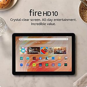 [Prime] $72.99* | Amazon Fire HD 10 tablet, 4 GB RAM, 32 GB, Black at Amazon