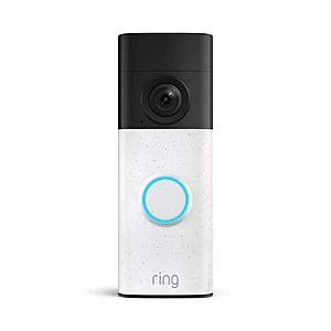 Ring Battery Doorbell 2K Wide-Angle Video Camera (3 Colors) $39.99 + Free Shipping