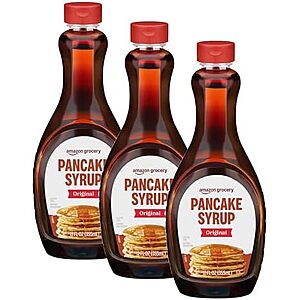 3-Pack 12-Oz Amazon Grocery Original Pancake Syrup $3.79 + Free Shipping w/ Prime or on $35+
