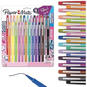 [SnS] $13.28 | 24-Count Paper Mate Flair Felt Tip Pens, Medium Point (0.7mm) at Amazon