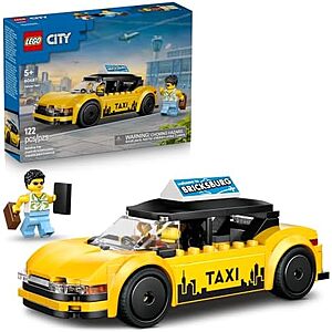 $8.48* | 122-Pc LEGO City Yellow Taxi Car Building Toy at Amazon