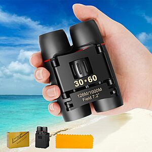 Compact Binoculars for Adults and Kids, HD Mini Portable Outdoor Binoculars Children, Pocket Lightweight Folding $11.99