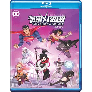Justice League x RWBY: Super Heroes & Huntsmen Part Two (Blu-ray) $8.99 + Free Shipping w/ Prime or on $35+