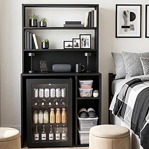 73" 6-Tier Mini Fridge Stand w/ Top Shelf (Black) $44.99 + Free Shipping