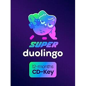 Duolingo Super Subscription 12 Months Duolingo CD Key $0.47