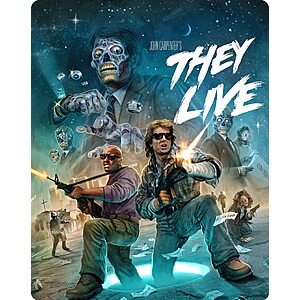 They Live - Limited Edition Steelbook 4K Ultra HD + Blu-ray $20.99 Amazon.com