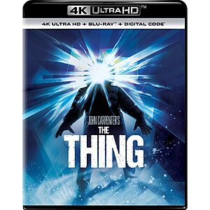 The Thing [4K UHD] + Blu Ray + Digital $14.99 Amazon.com