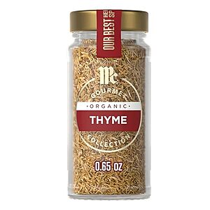 $2.78 | 0.65-Oz McCormick Gourmet Collection Organic Thyme at Amazon