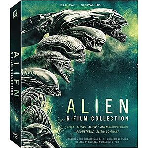 Alien: 6-Film Collection - BLU-RAY $24.96 Amazon.com