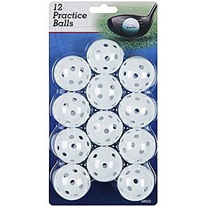 $4.99* | Intech Practice Golf Balls with Holes at Amazon