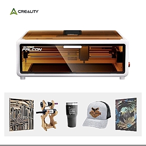 (OPEN BOX] Creality Falcon A1 10W Laser Engraver And Air Assist (White)
