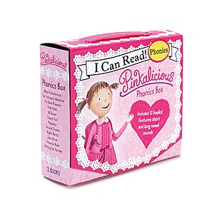 Pinkalicious 12-Book Phonics Fun! I Can Read Early Reader Collection $7.10 + Free Shipping w/ Prime or on $35+