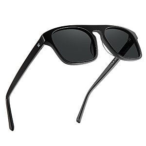 Prime Members: Bircen Men's Polarized Acetate Sunglasses (Various Colors) $11 + Free Shipping $10