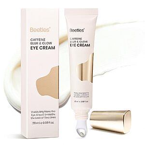 Beetles 0.68-Oz Blur & Glow Caffeine Under Eye Cream with Retinol $7.19 w/ S&S + Free Shipping w/ Prime or on $35+