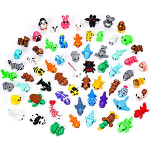 VZZNN 64-Piece Mini 3D Printed Animal Fidget Toys – $14.99