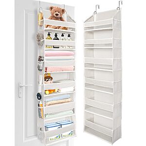 ULG Over The Door Organizer with 6 Large Pockets 12 Side Pockets for Bedroom Bathroom $14.99 @Amazon FS/Prime