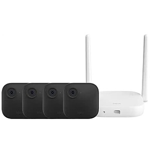 4-Camera Blink Outdoor XR+ Extended Range Battery-Powered Security Camera System (Black) $121.99 + Free Shipping