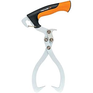 $35.97* | Fiskars Log Tongs, Up to 12" Diameter, One-Handed Log Carrier and Effortless Control for Firewood at Amazon