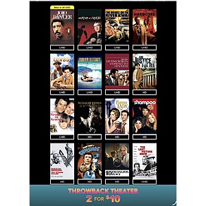 Fanflix Throwback Theater Sale 2 for $10 plus extra 10% Off with code FALLMOVIES10